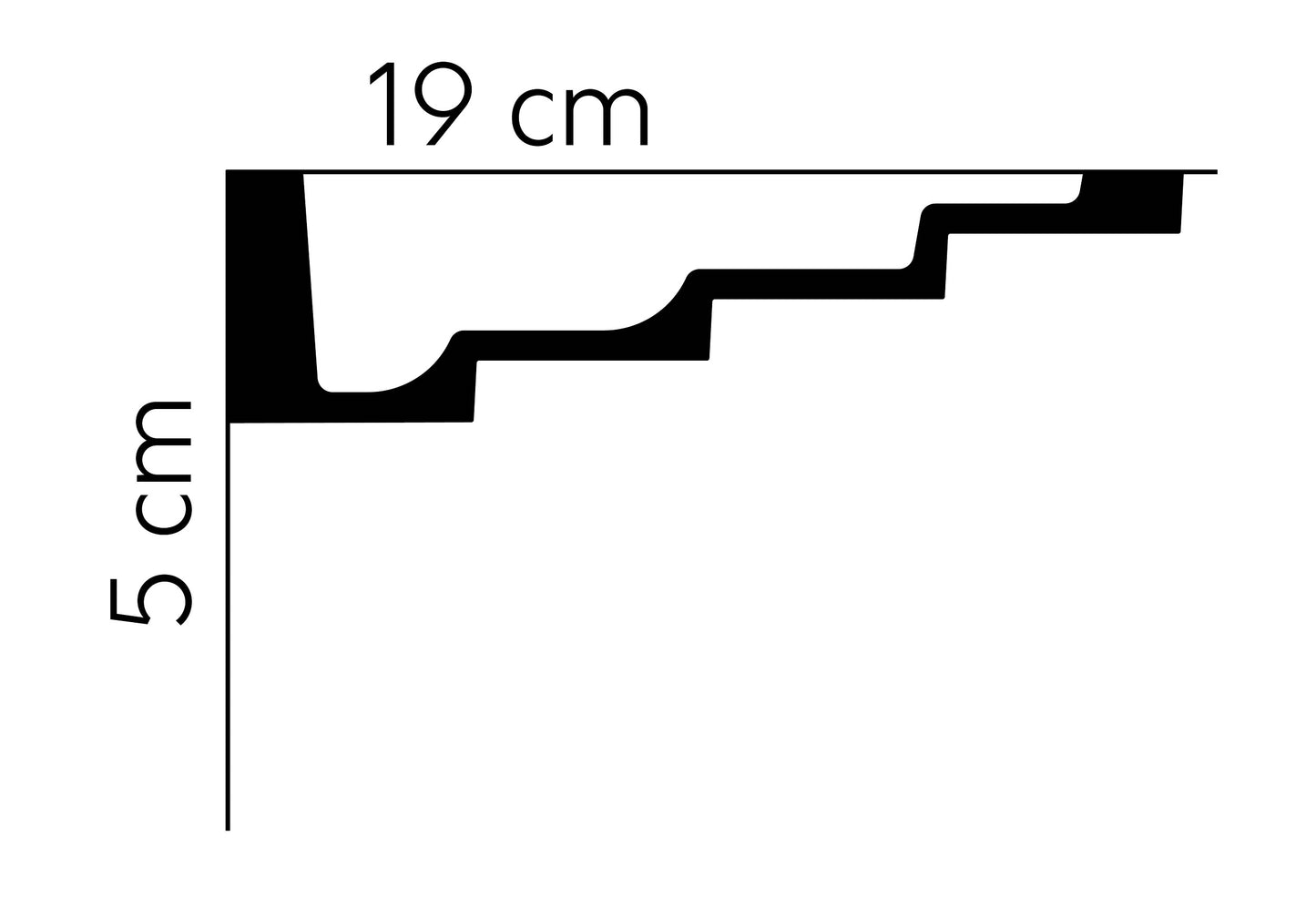 MDB130 - Listwa przysufitowa MARDOM