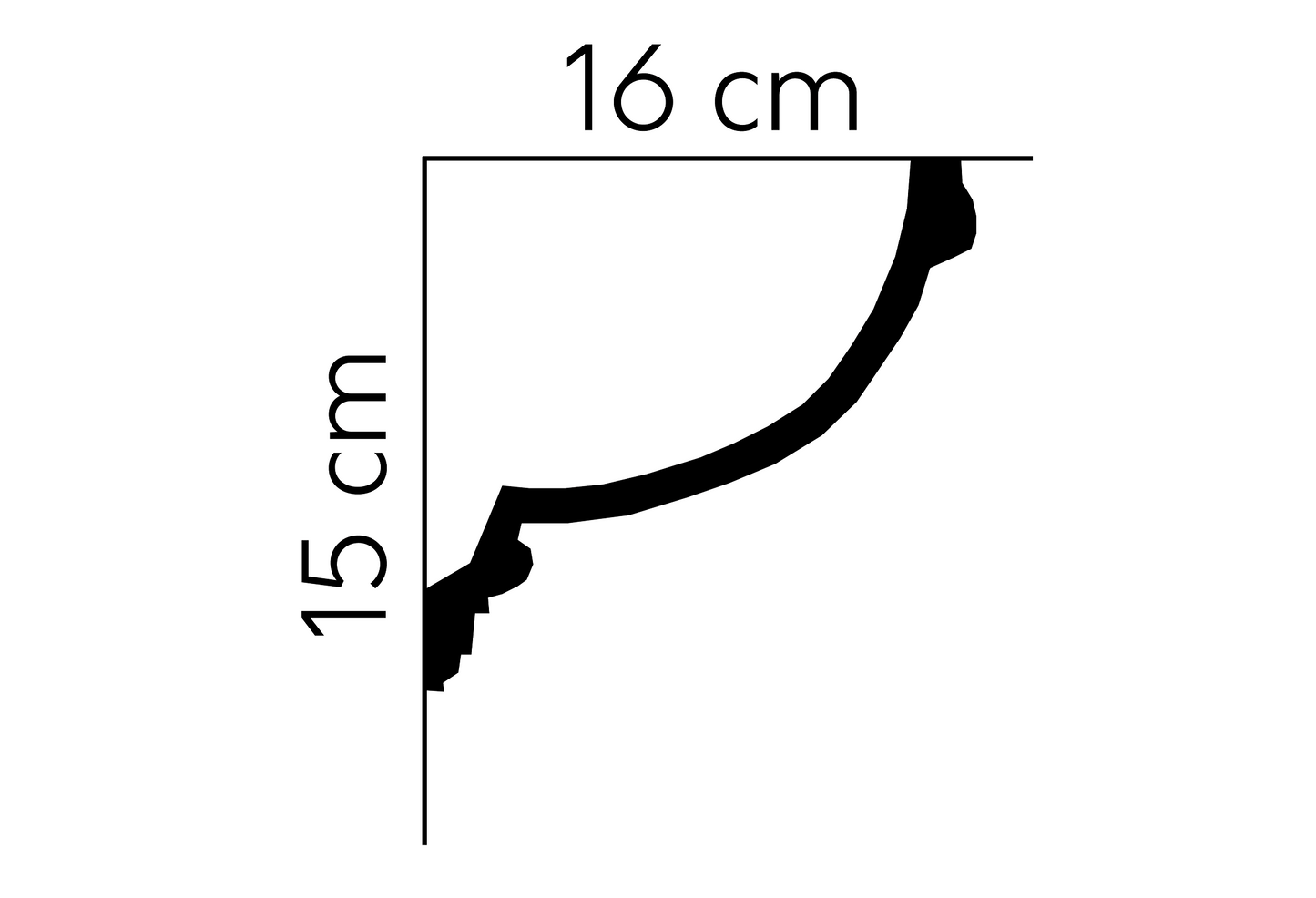 MDB140 - Listwa przysufitowa MARDOM