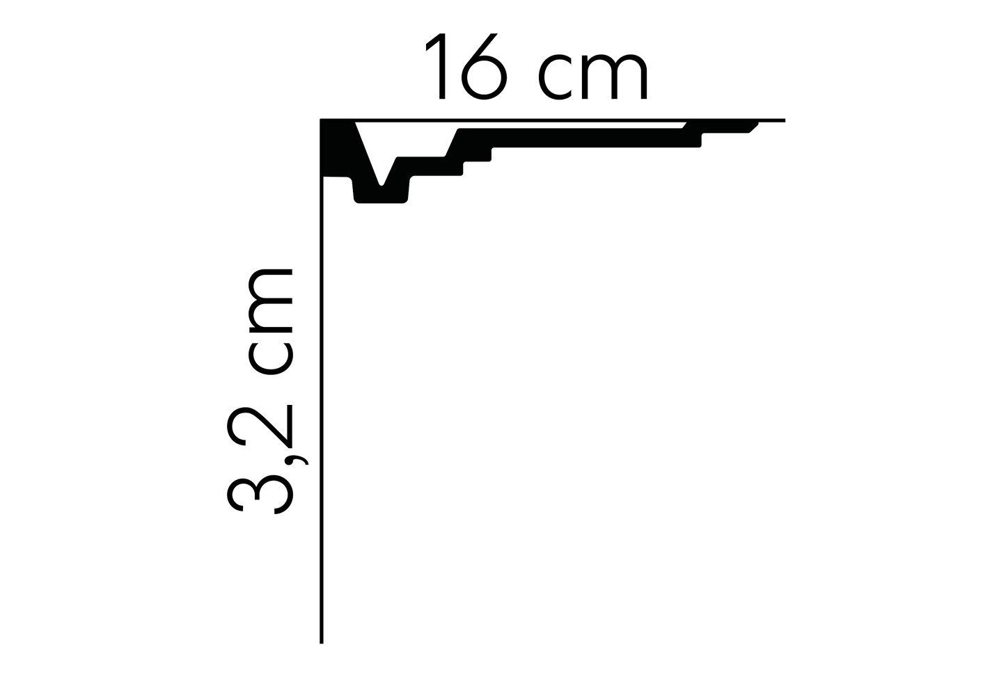 MDB163 - Listwa przysufitowa MARDOM