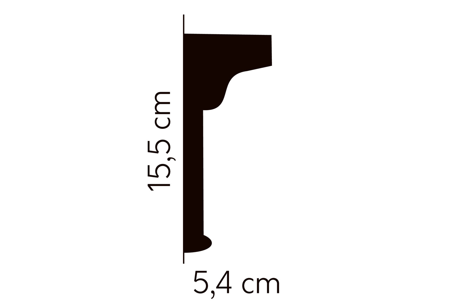 MDD335 - Listwa ścienna MARDOM