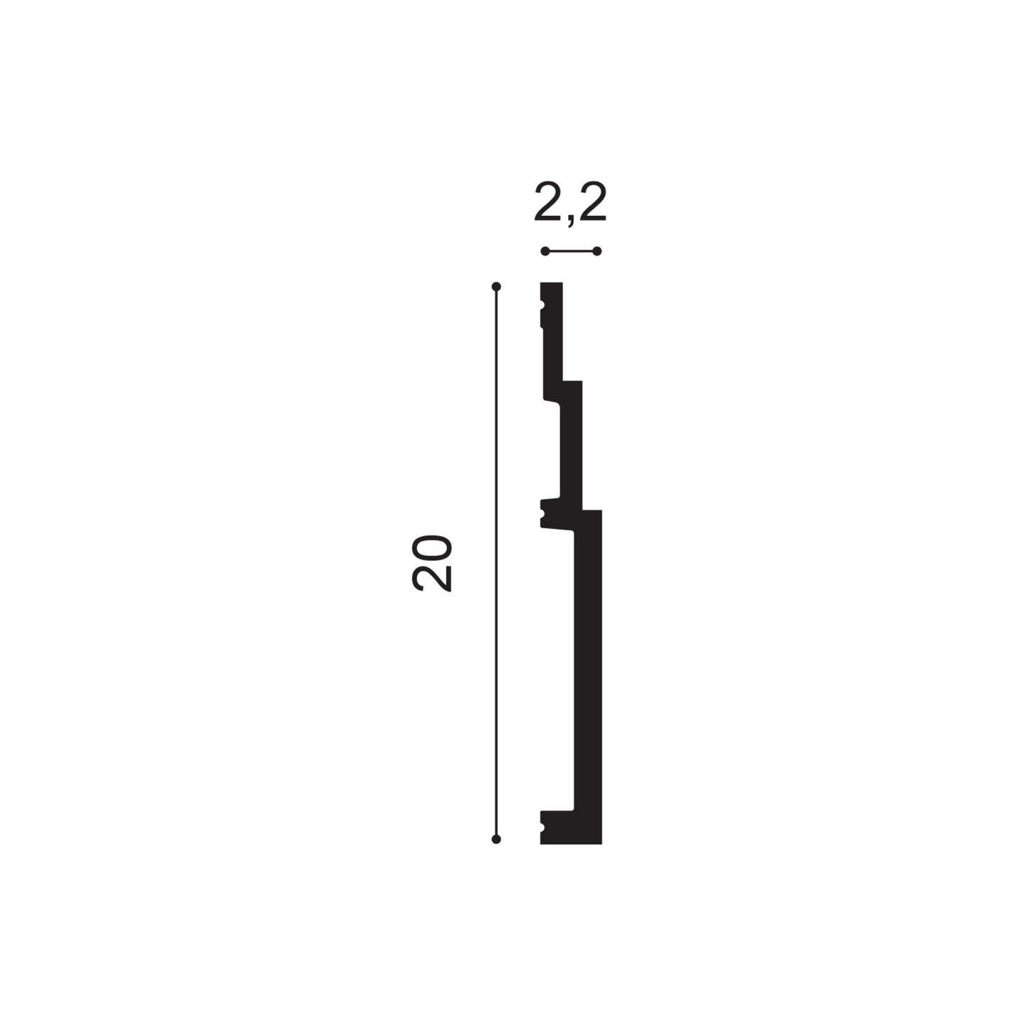 SX181 - Listwa przypodłogowa ORAC