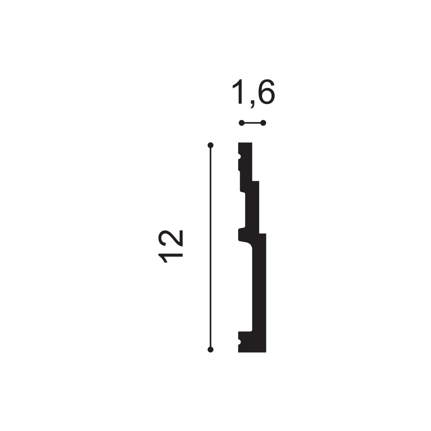 SX180 - Listwa przysufitowa ORAC