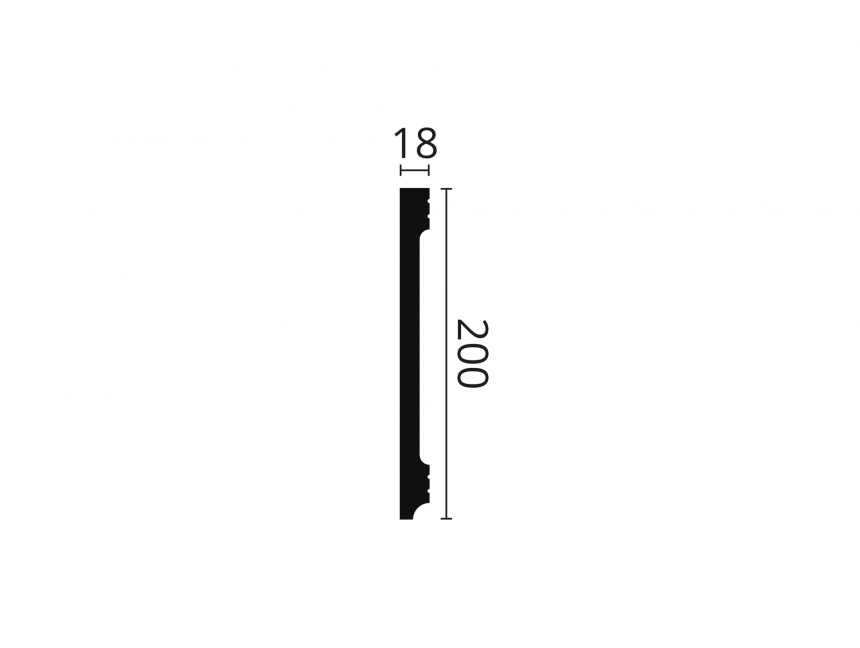 FD20S - Listwa przypodłogowa NMC