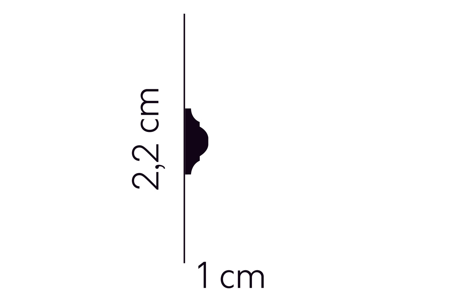 MD003 - Listwa ścienna MARDOM