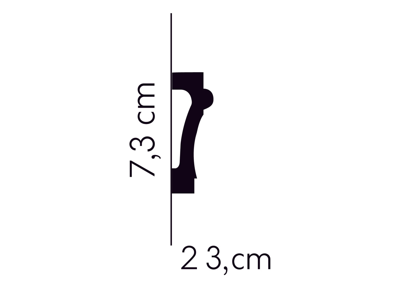 MD007 - Listwa ścienna MARDOM