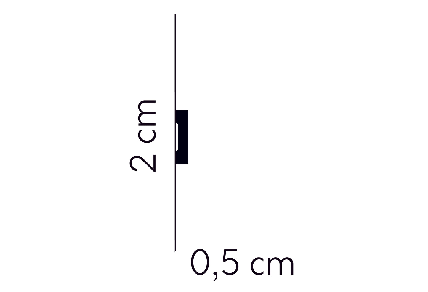 MD012 - Listwa ścienna MARDOM