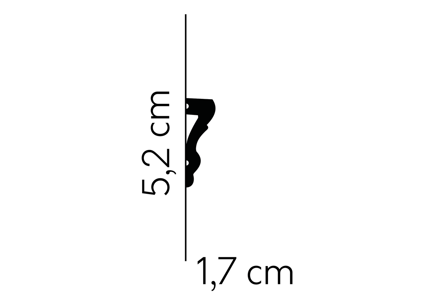 MD314 - Listwa ścienna MARDOM
