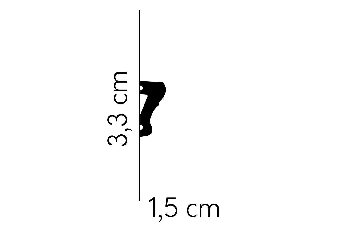 MD318 - Listwa ścienna MARDOM