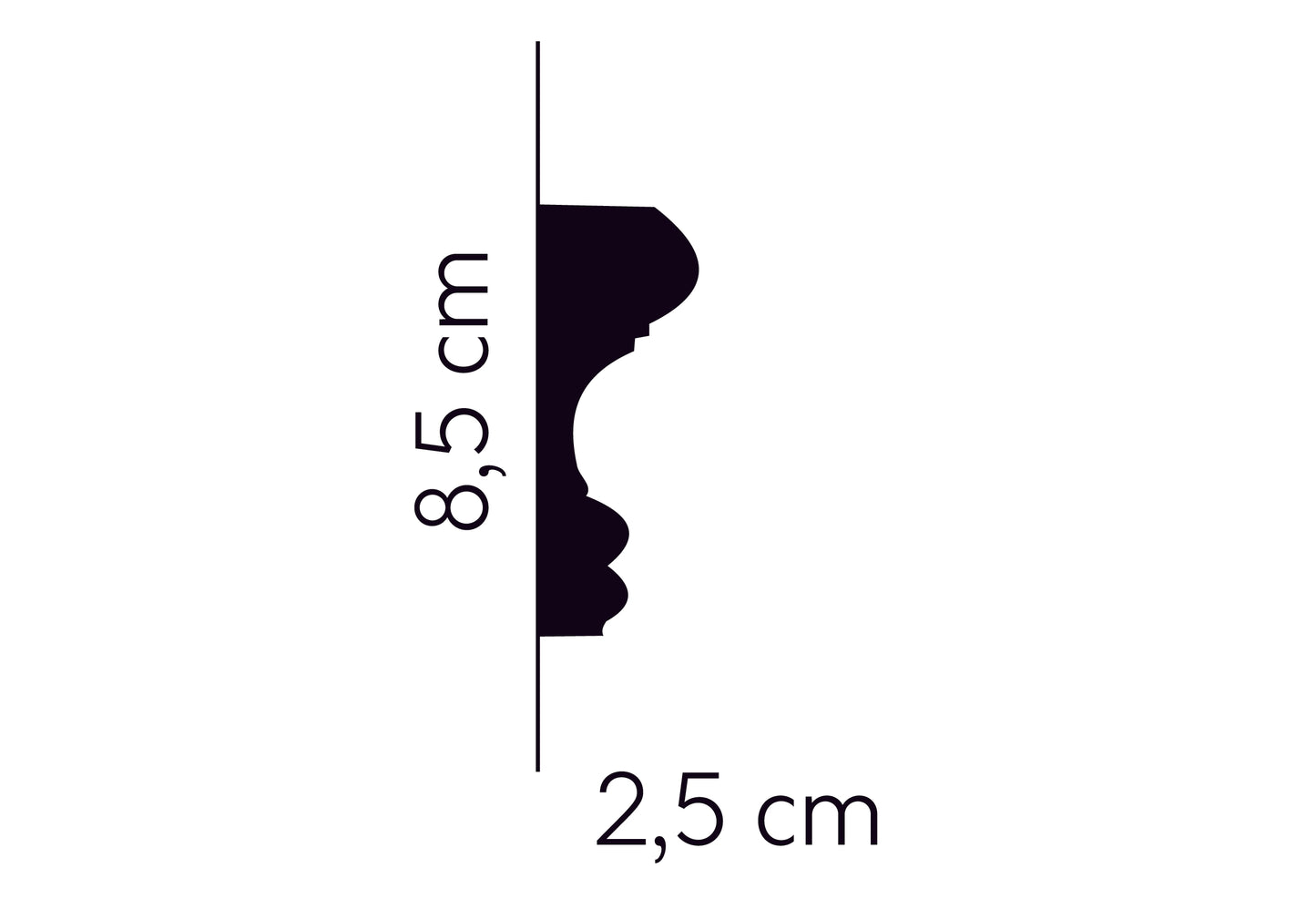 MDD311 - Listwa ścienna MARDOM