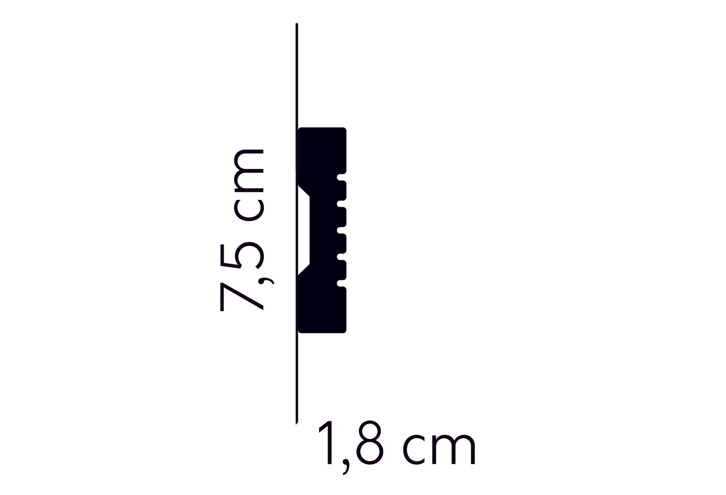 MDD412 - Listwa ścienna MARDOM