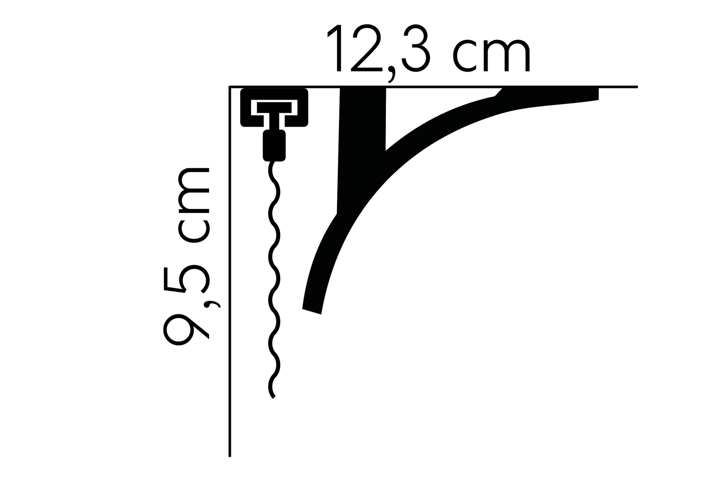 QL011 - Listwa karniszowa MARDOM