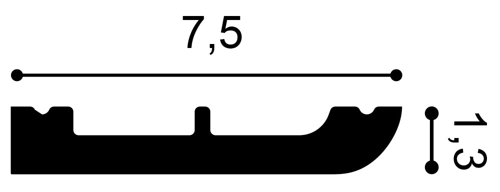 SX183 - Listwa przysufitowa ORAC